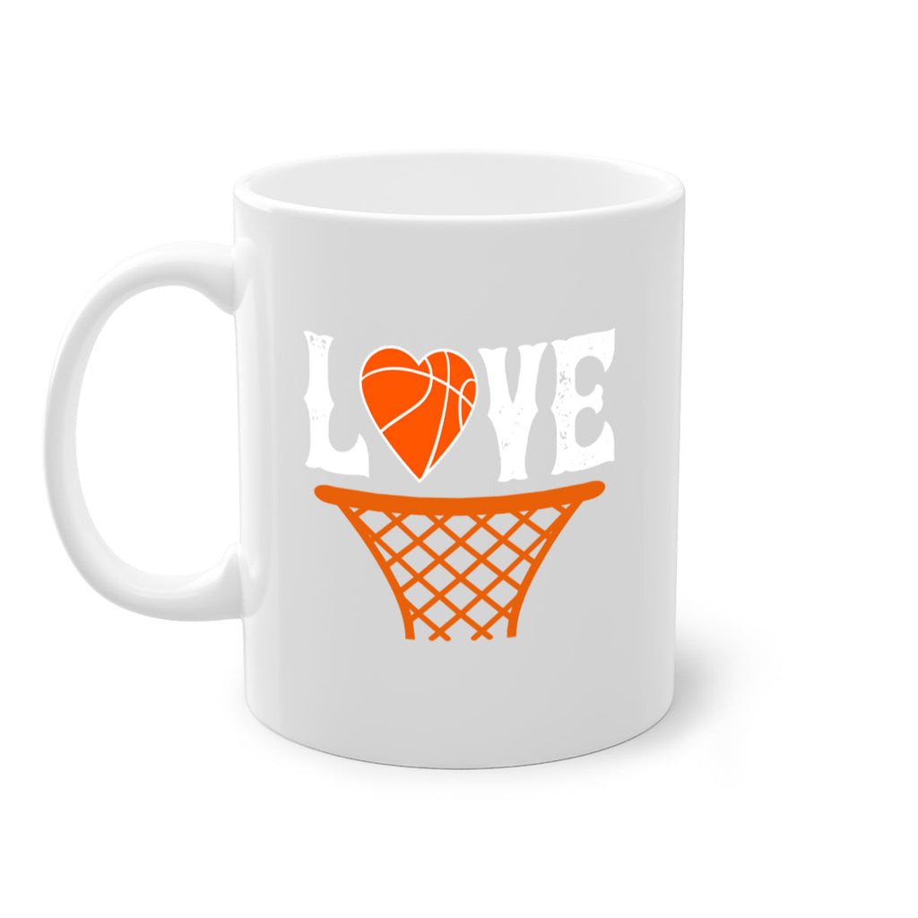 Love 704#- basketball-Mug / Coffee Cup