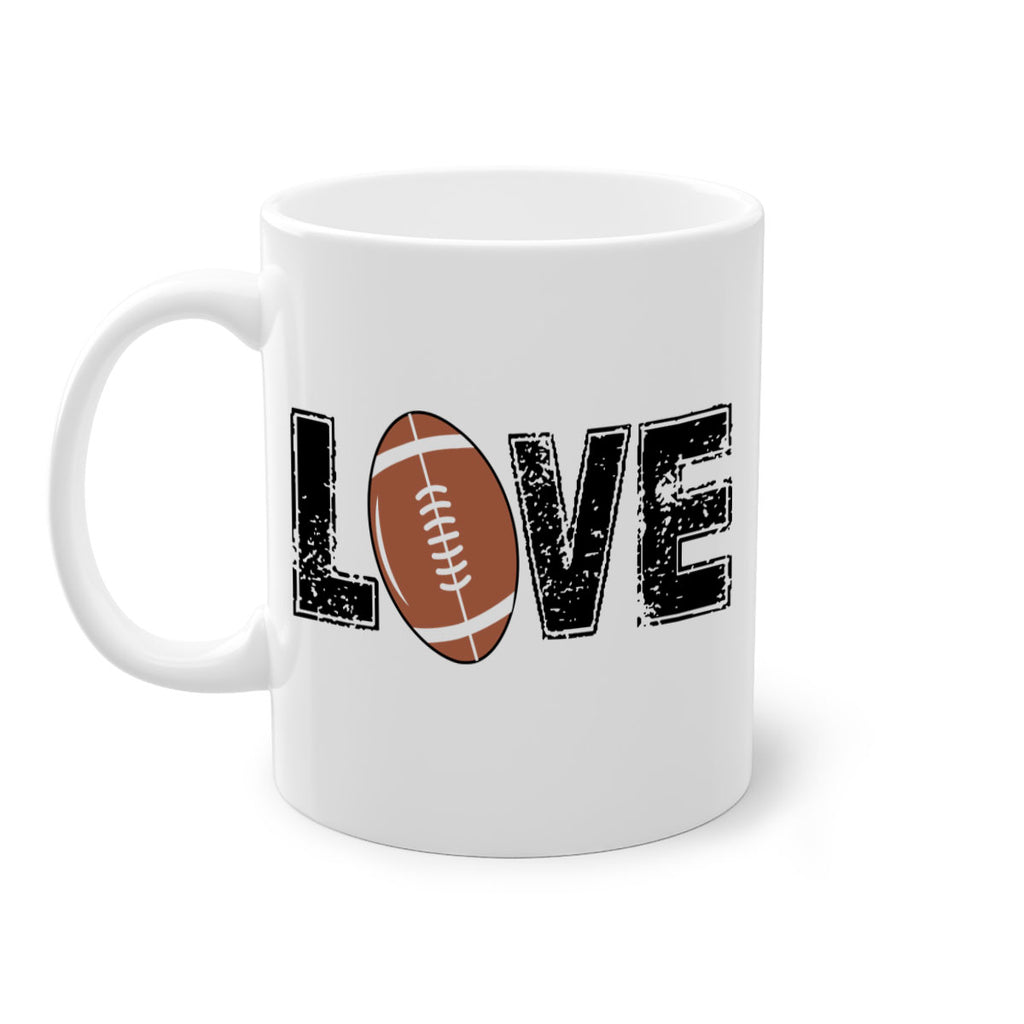 Love 739#- football-Mug / Coffee Cup