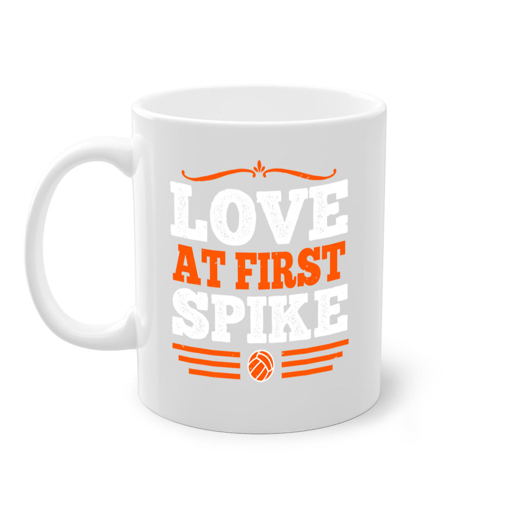 Love at first spike 735#- basketball-Mug / Coffee Cup