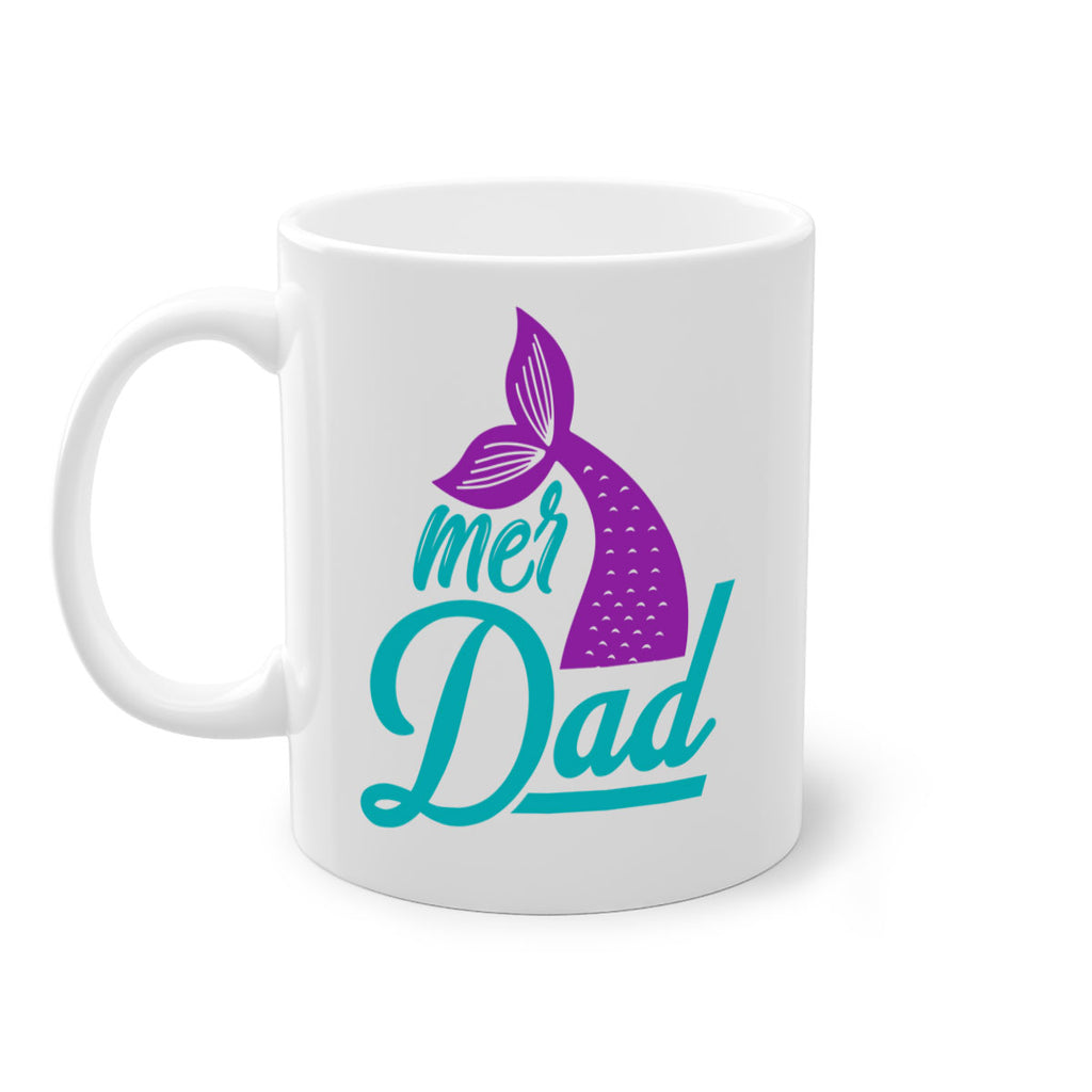 Mer Dad 325#- mermaid-Mug / Coffee Cup