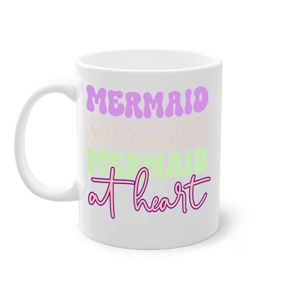 Mermaid At Heart 394#- mermaid-Mug / Coffee Cup