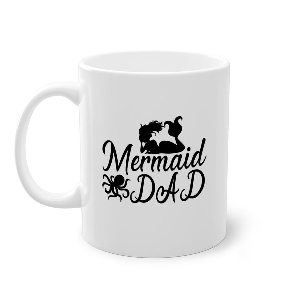 Mermaid Dad 357#- mermaid-Mug / Coffee Cup