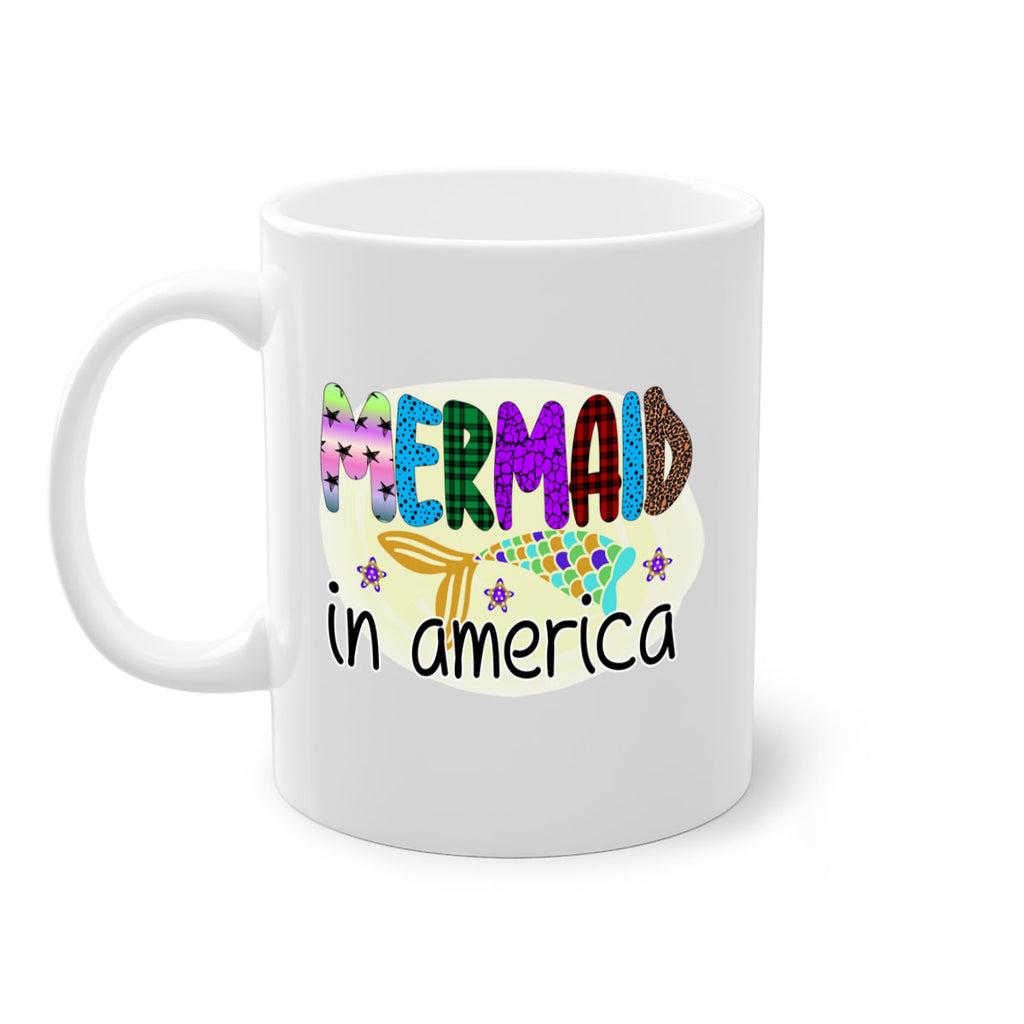 Mermaid In America 419#- mermaid-Mug / Coffee Cup
