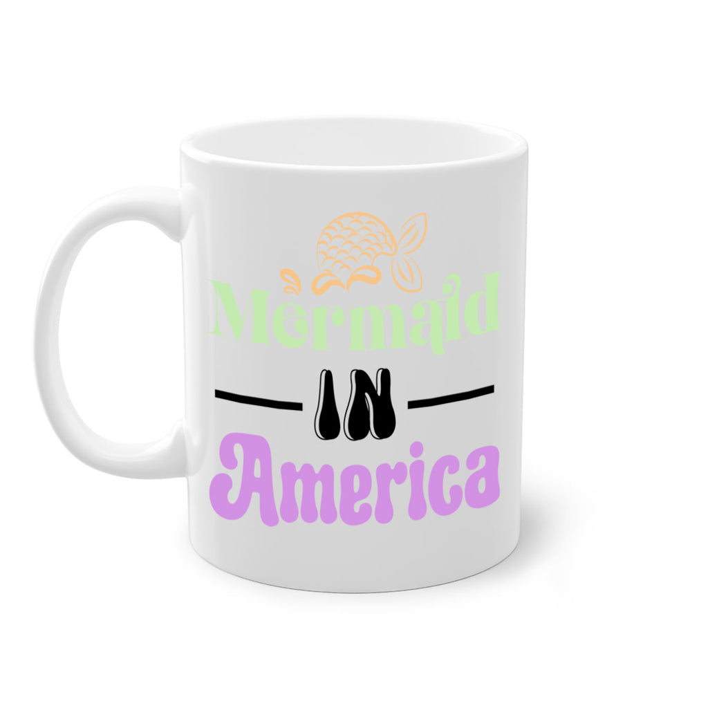 Mermaid In America 420#- mermaid-Mug / Coffee Cup
