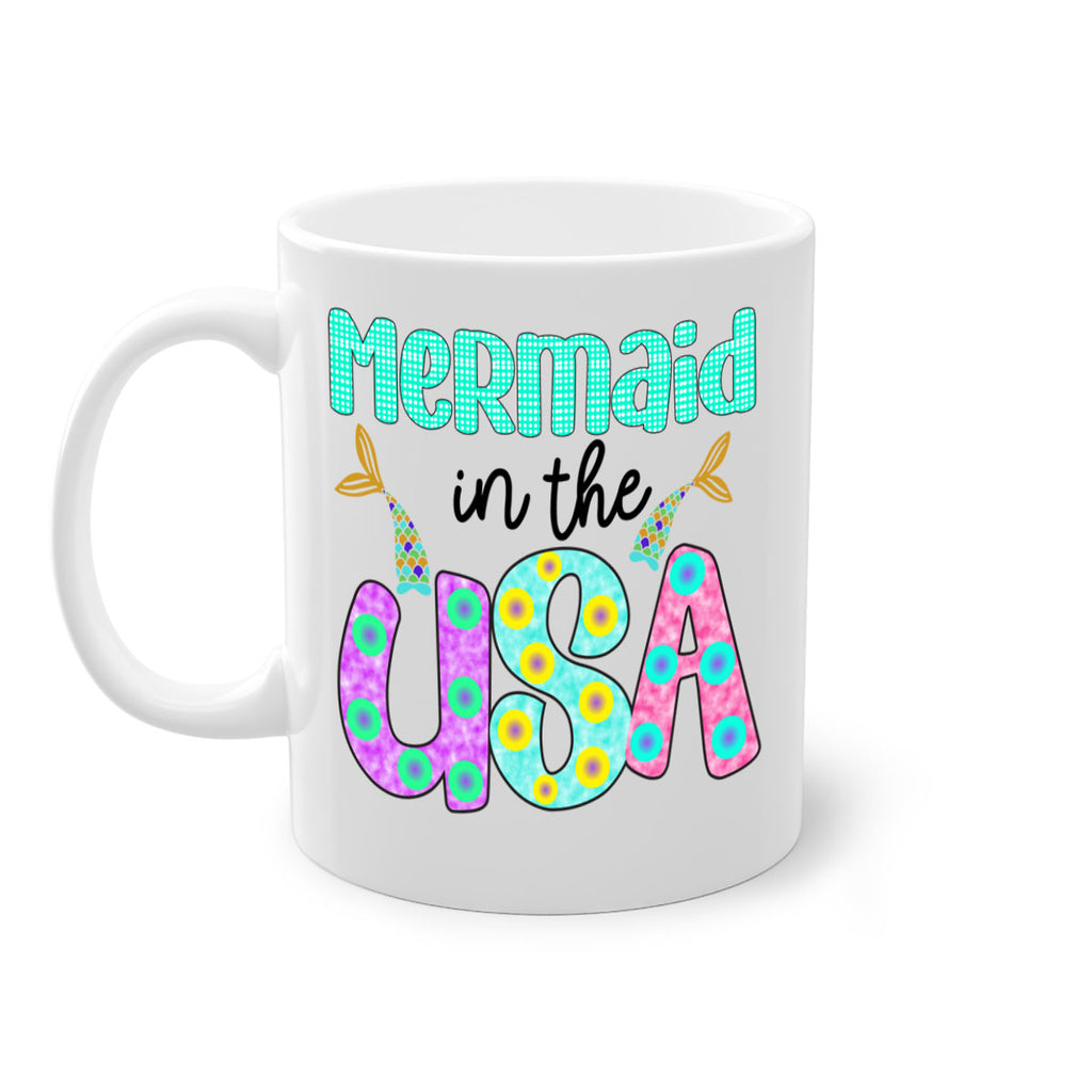 Mermaid In The Usa 421#- mermaid-Mug / Coffee Cup
