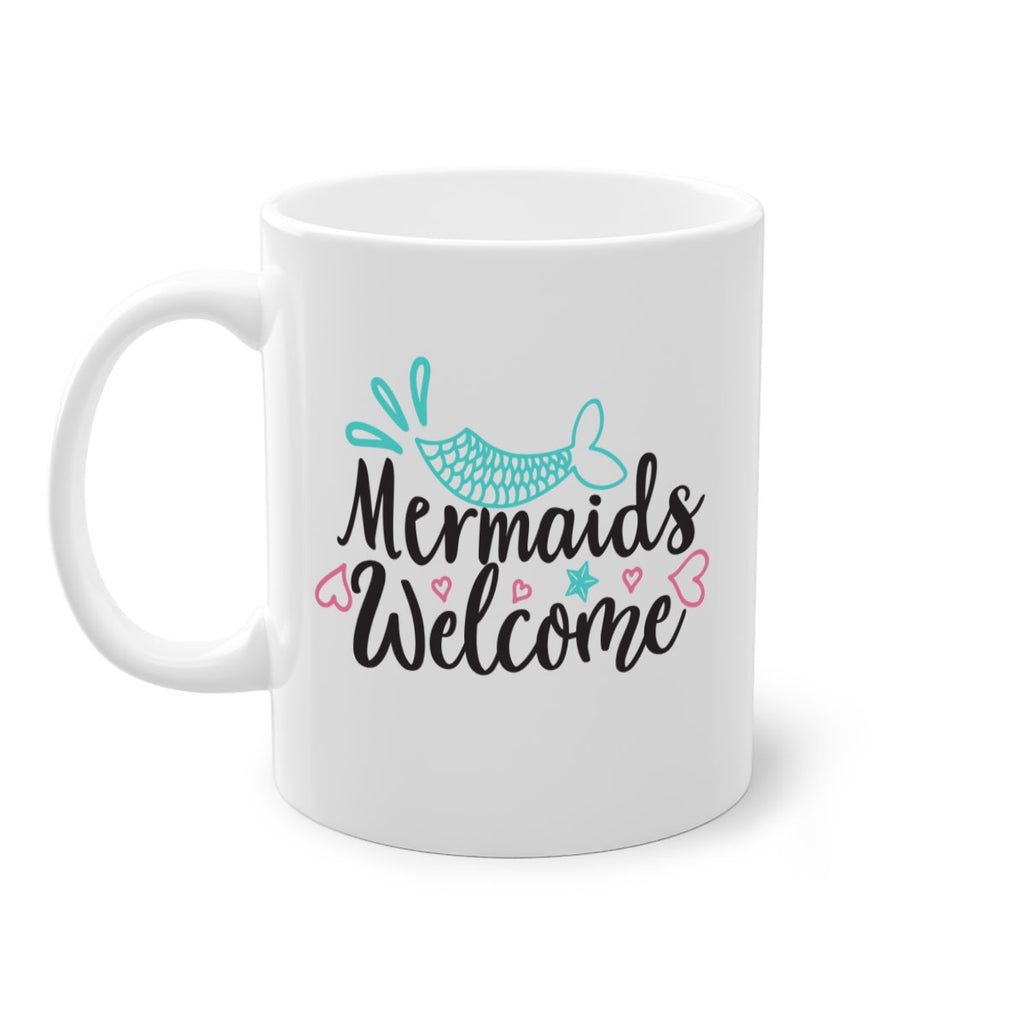 Mermaids Welcome 474#- mermaid-Mug / Coffee Cup
