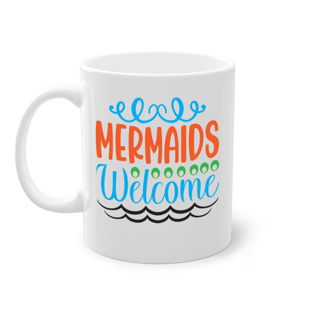 Mermaids Welcome 497#- mermaid-Mug / Coffee Cup