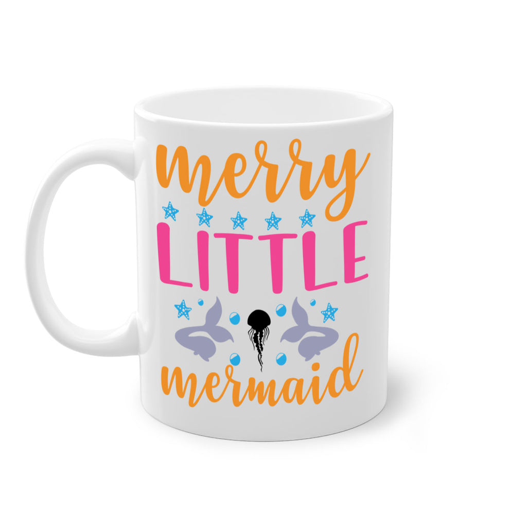 Merry Little Mermaid Design 503#- mermaid-Mug / Coffee Cup