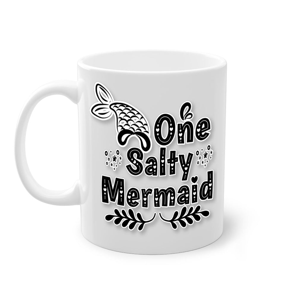One Salty Mermaid 528#- mermaid-Mug / Coffee Cup