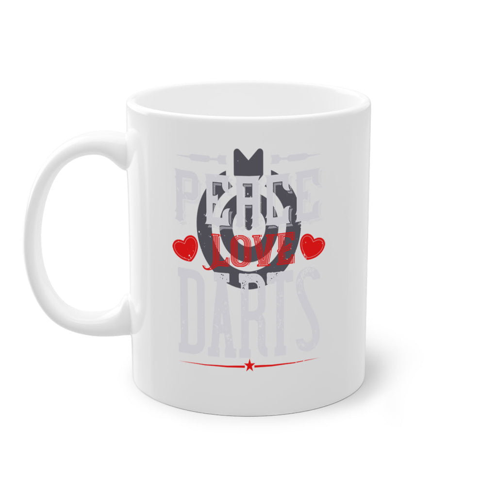Peace Love Darts 1875#- darts-Mug / Coffee Cup