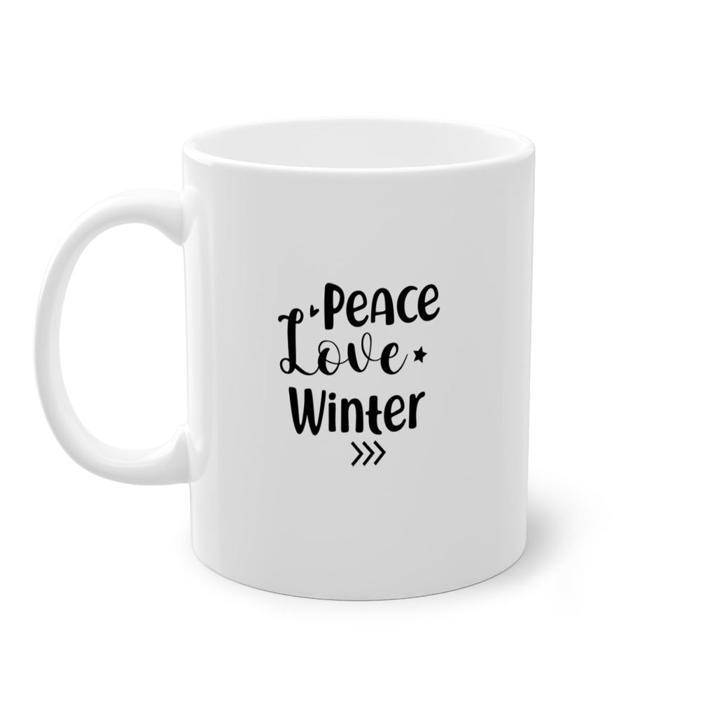 Peace Love Winter 332#- winter-Mug / Coffee Cup