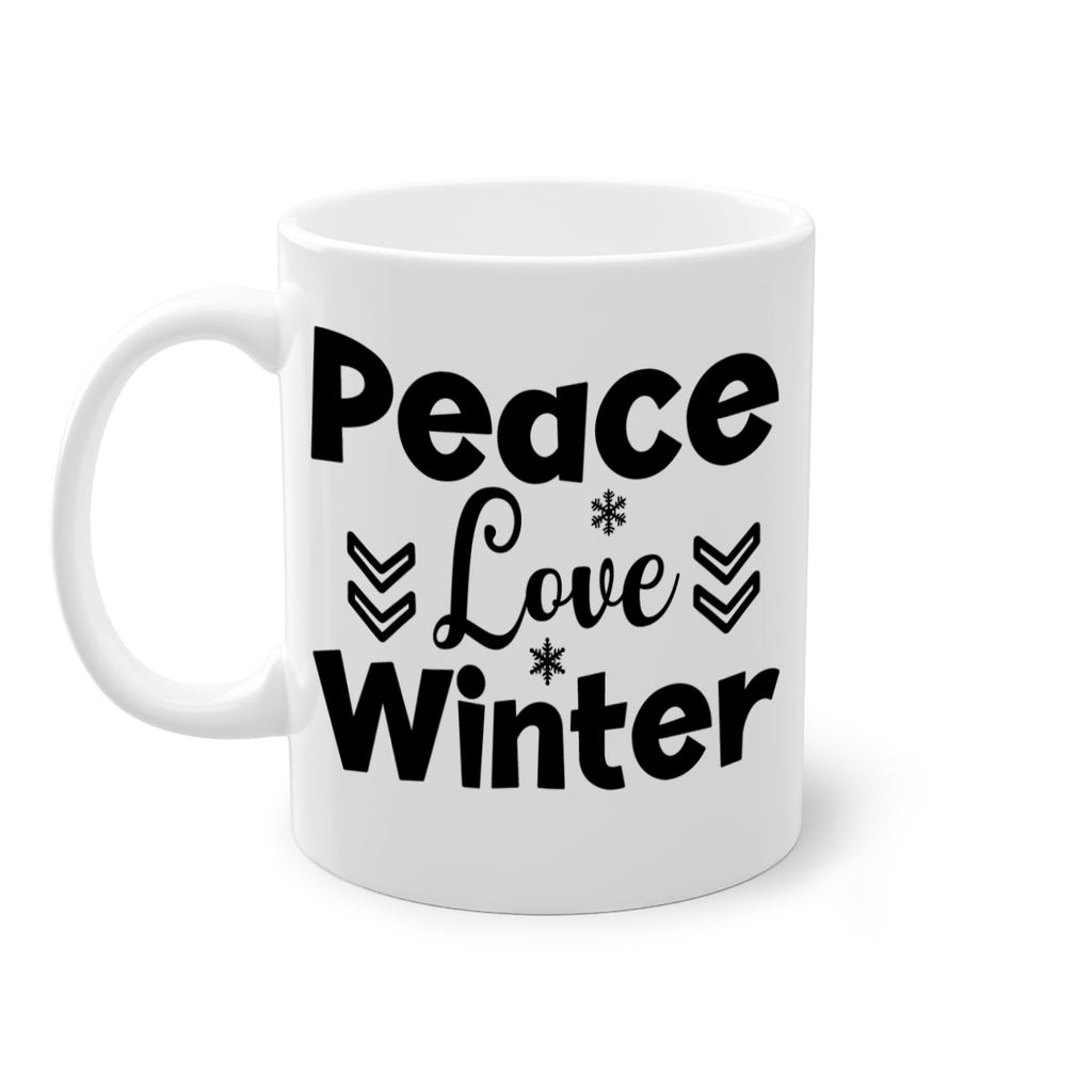 Peace Love Winter333#- winter-Mug / Coffee Cup