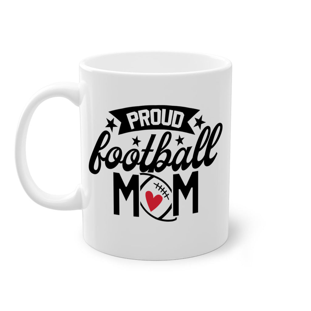 Proud football mom 563#- football-Mug / Coffee Cup