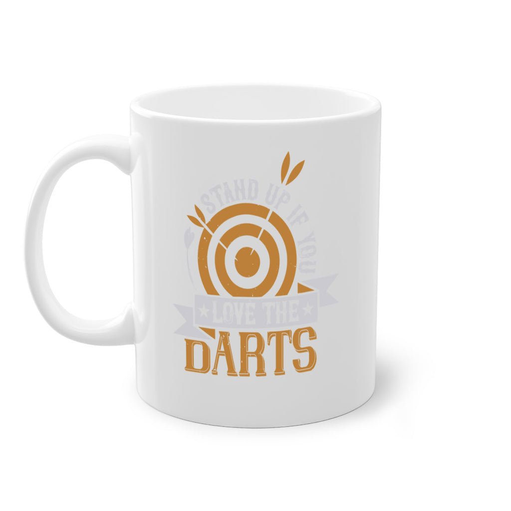 Stand up if you love the darts 1825#- darts-Mug / Coffee Cup