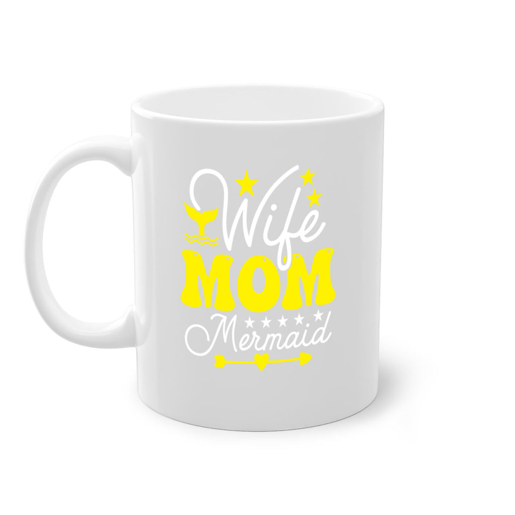Wife Mom Mermaid 669#- mermaid-Mug / Coffee Cup