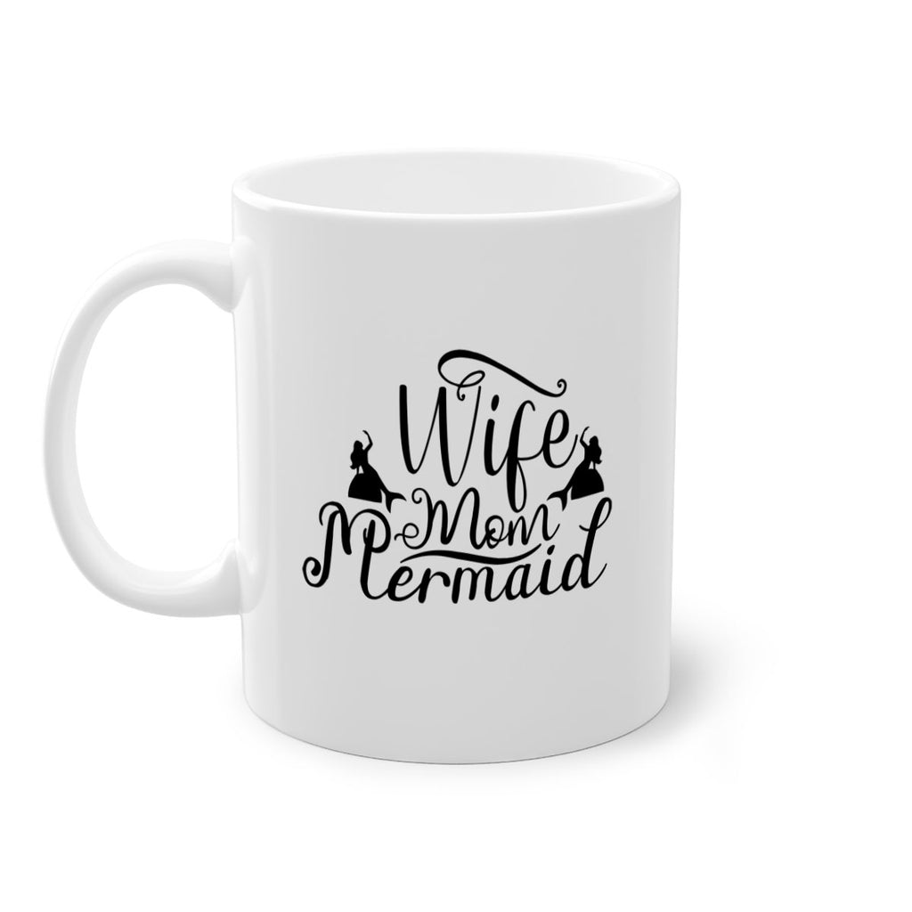 Wife Mom Mermaid 671#- mermaid-Mug / Coffee Cup