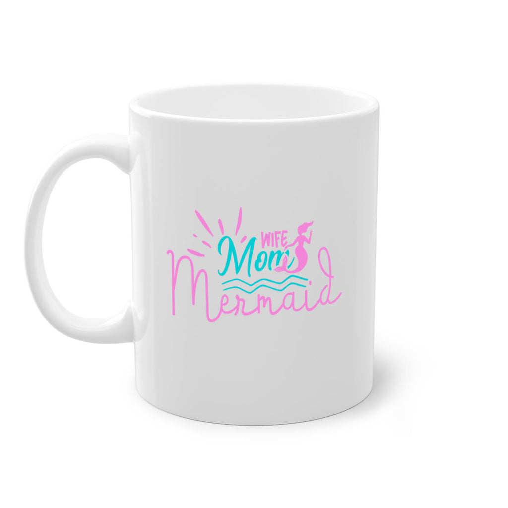 Wife Mom Mermaid 672#- mermaid-Mug / Coffee Cup