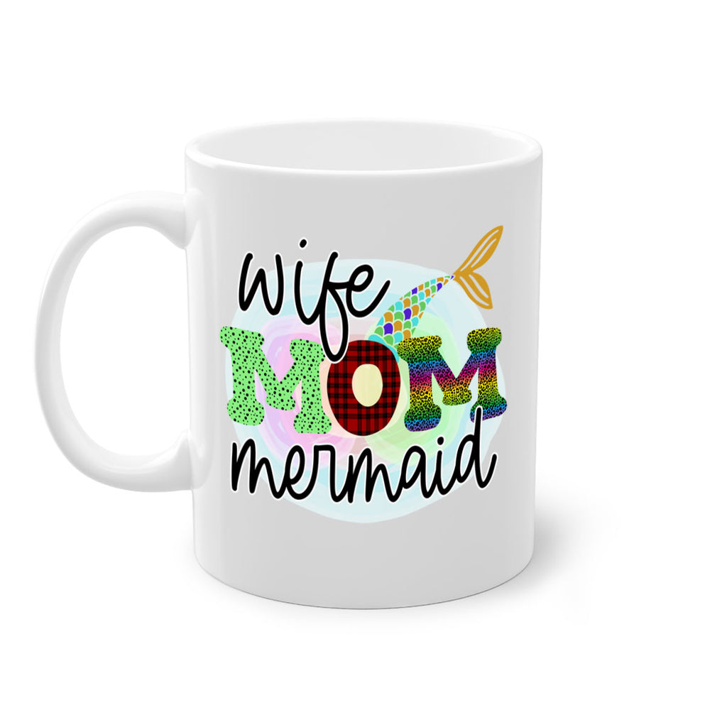 Wife Mom Mermaid 674#- mermaid-Mug / Coffee Cup