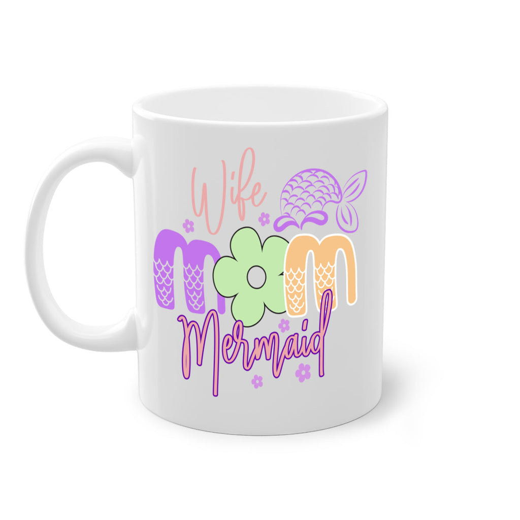 Wife Mom Mermaid 677#- mermaid-Mug / Coffee Cup