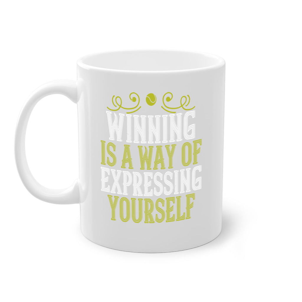 Winning is a way of expressing yourself 35#- tennis-Mug / Coffee Cup