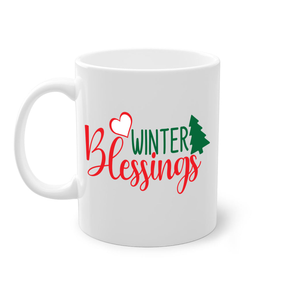 Winter Blessings 546#- winter-Mug / Coffee Cup