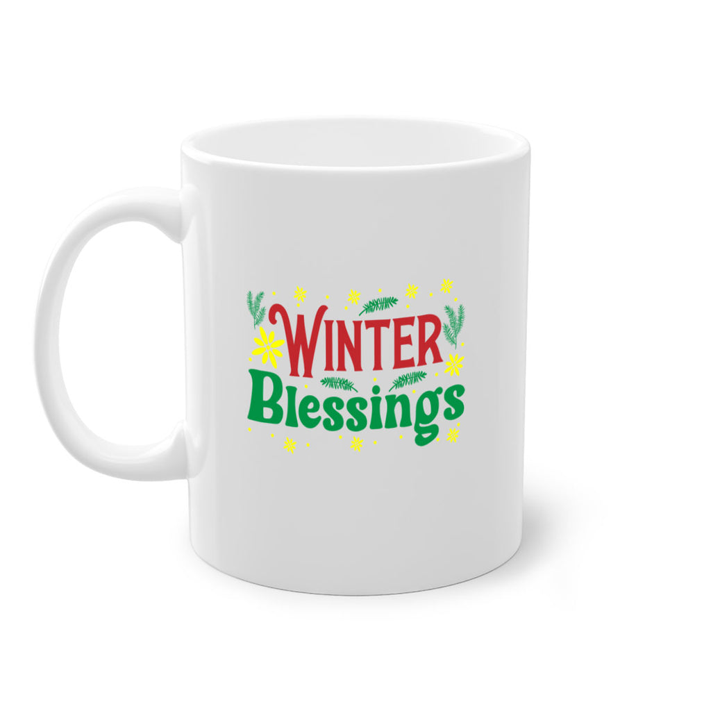 Winter Blessings 548#- winter-Mug / Coffee Cup