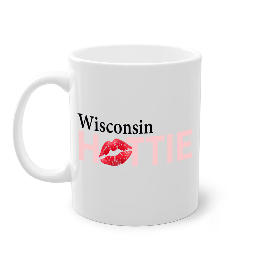 Wisconsin Hottie With Red Lips 49#- Hottie Collection-Mug / Coffee Cup