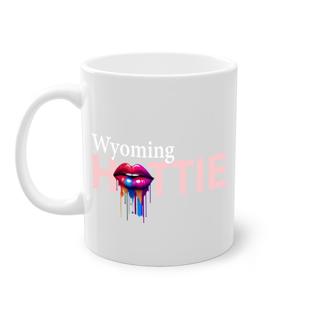 Wyoming Hottie with dripping lips 124#- Hottie Collection-Mug / Coffee Cup