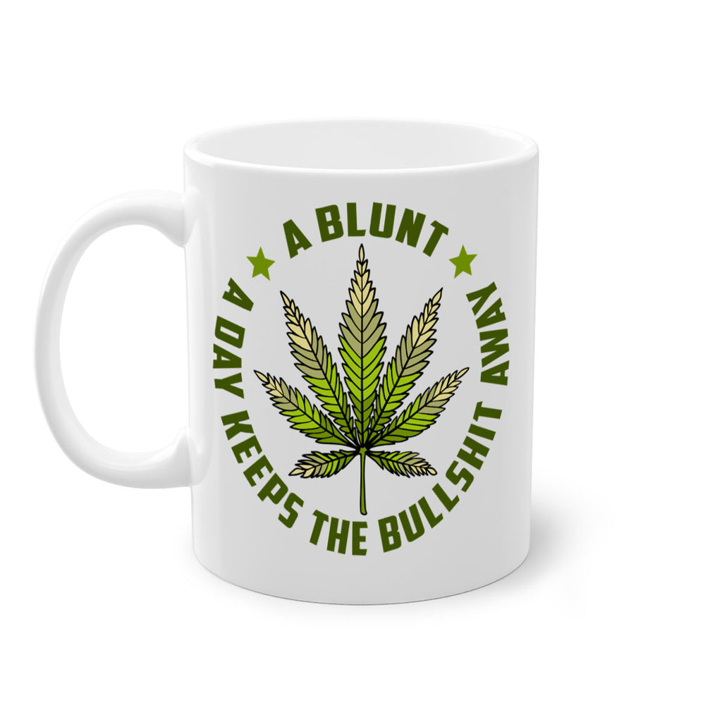 a blut a day keeps the BS away 5#- marijuana-Mug / Coffee Cup