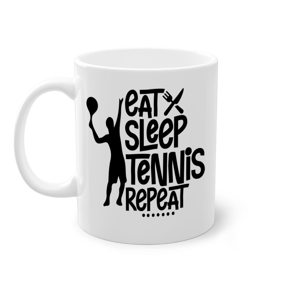 eat sleep Tennis repeat 1308#- tennis-Mug / Coffee Cup