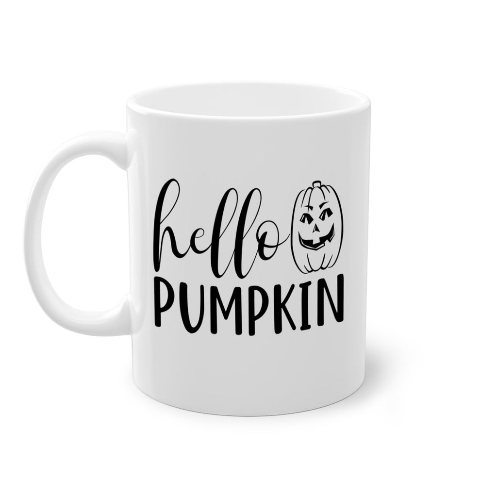 hello pumpkin 287#- fall-Mug / Coffee Cup