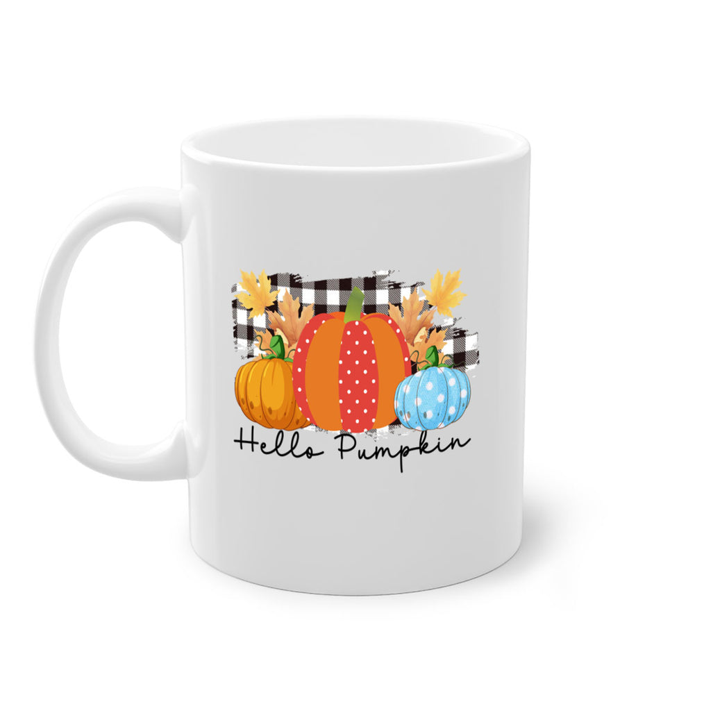 hello pumpkin 290#- fall-Mug / Coffee Cup