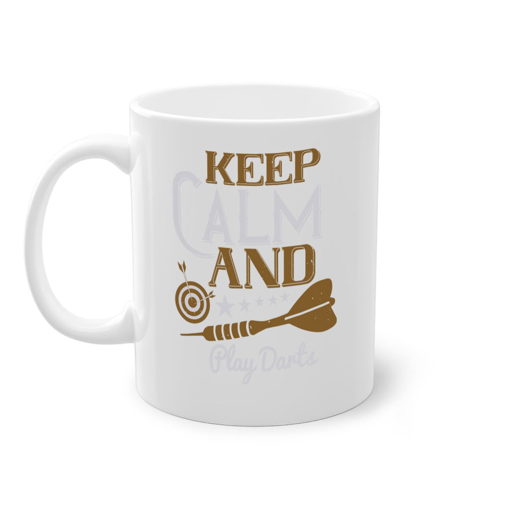 keep calm and play darts 1985#- darts-Mug / Coffee Cup