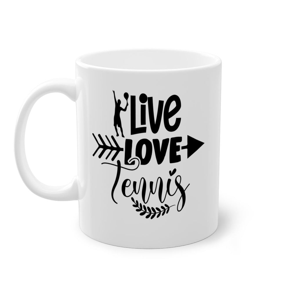 live love Tennis 818#- tennis-Mug / Coffee Cup