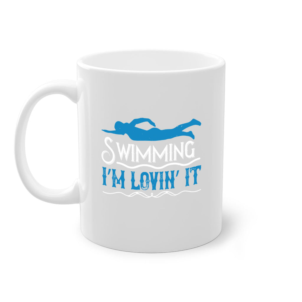 swimming I’m lovin’ it 376#- swimming-Mug / Coffee Cup
