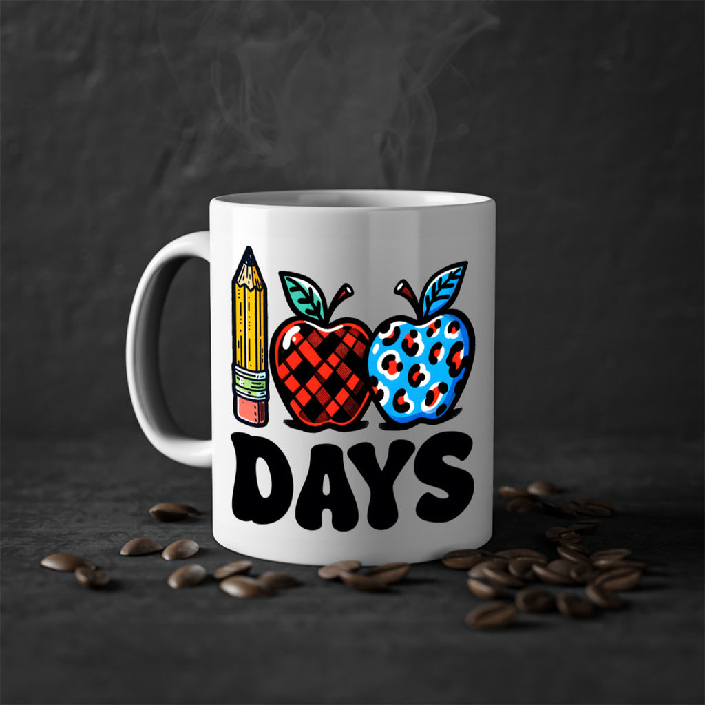 100th day of school Apple 38#- 100 days-Mug / Coffee Cup