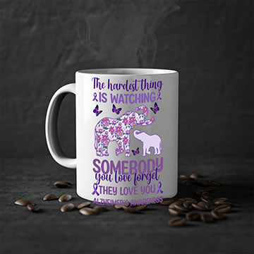 AlzheimerS Awareness Purple Elephant 16#- alzheimers-Mug / Coffee Cup