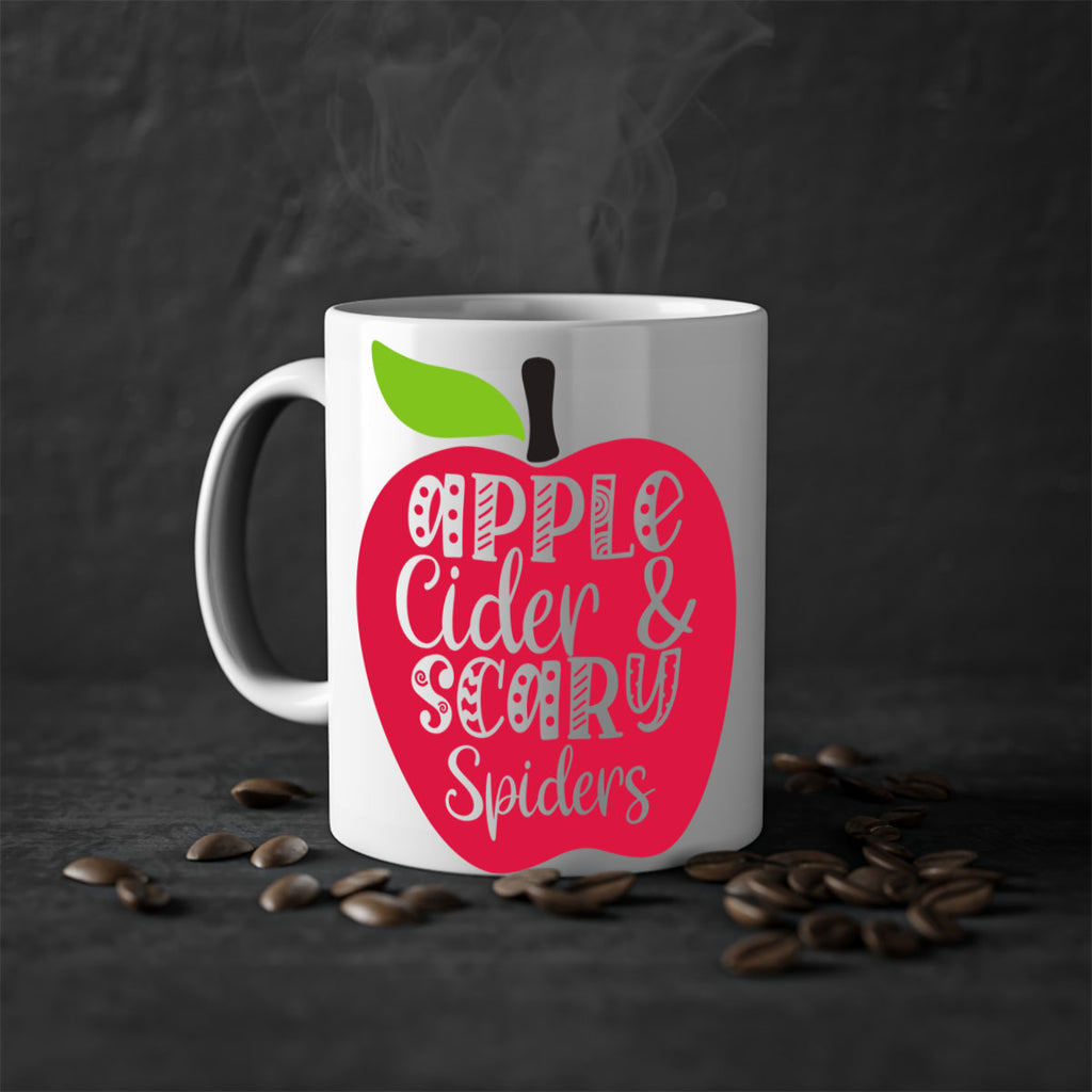 Apple Cider Scary Spiders 10#- fall-Mug / Coffee Cup