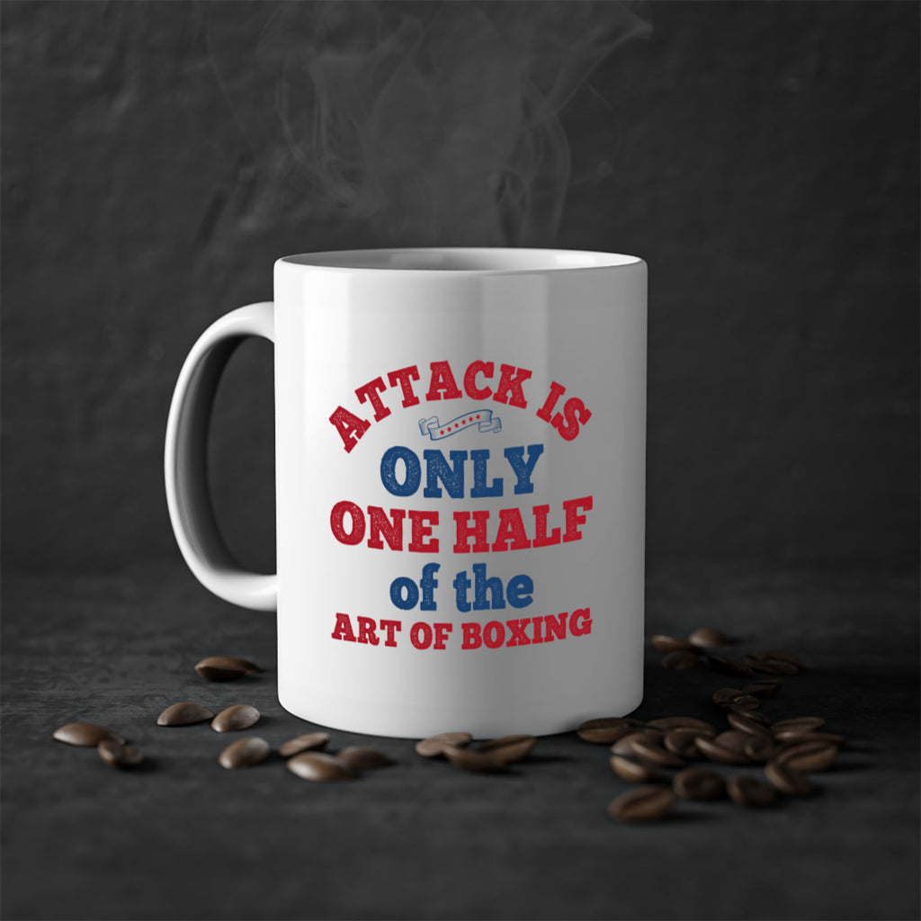 Attack is only one half of the art of boxing 1845#- boxing-Mug / Coffee Cup