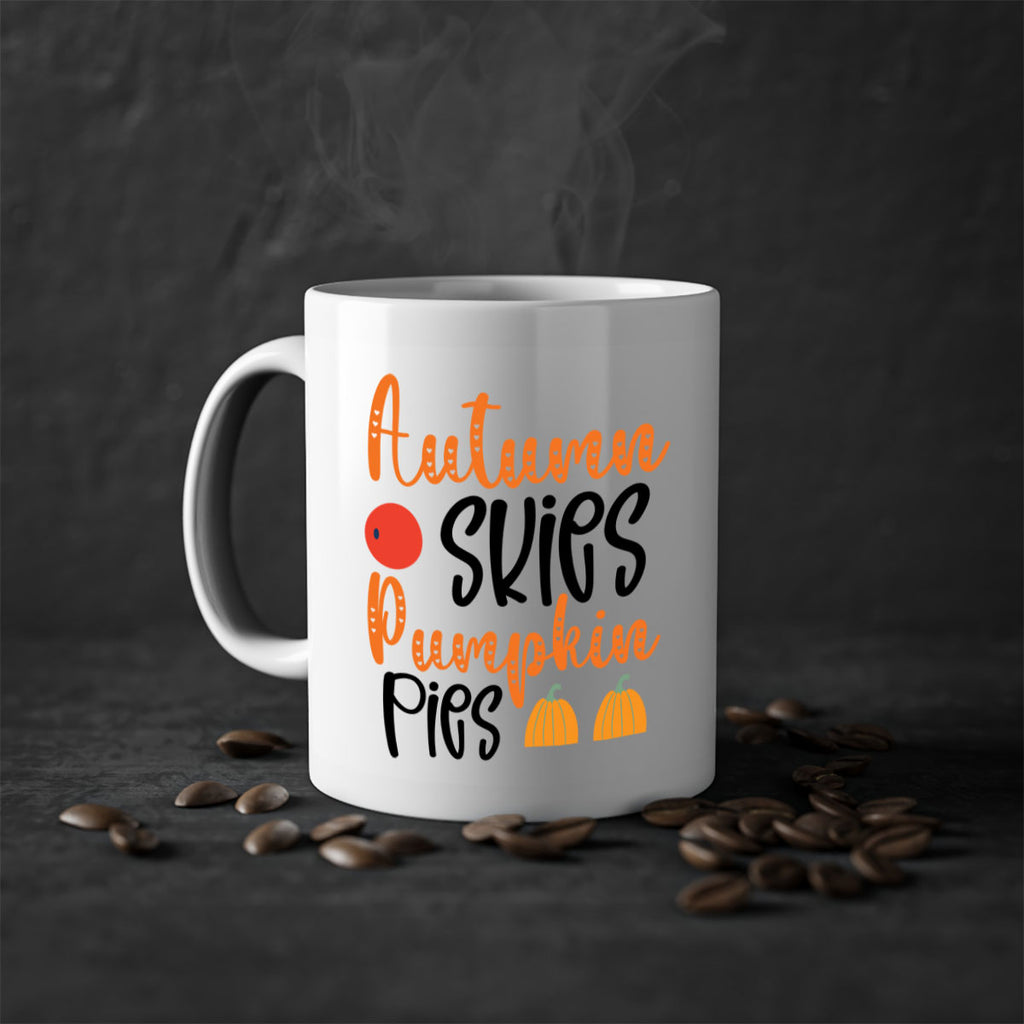 Autumn Skies Pumpkin Pies 30#- fall-Mug / Coffee Cup