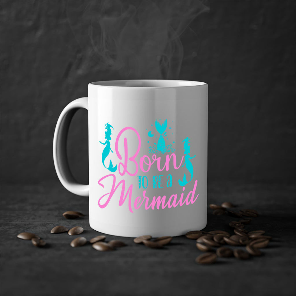 Born To Be A Mermaid 80#- mermaid-Mug / Coffee Cup