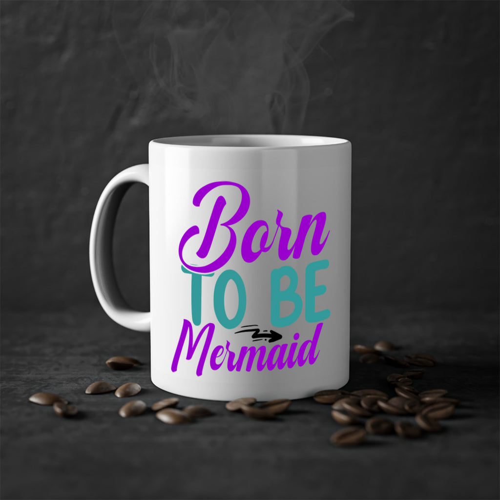 Born To Be Mermaid 82#- mermaid-Mug / Coffee Cup
