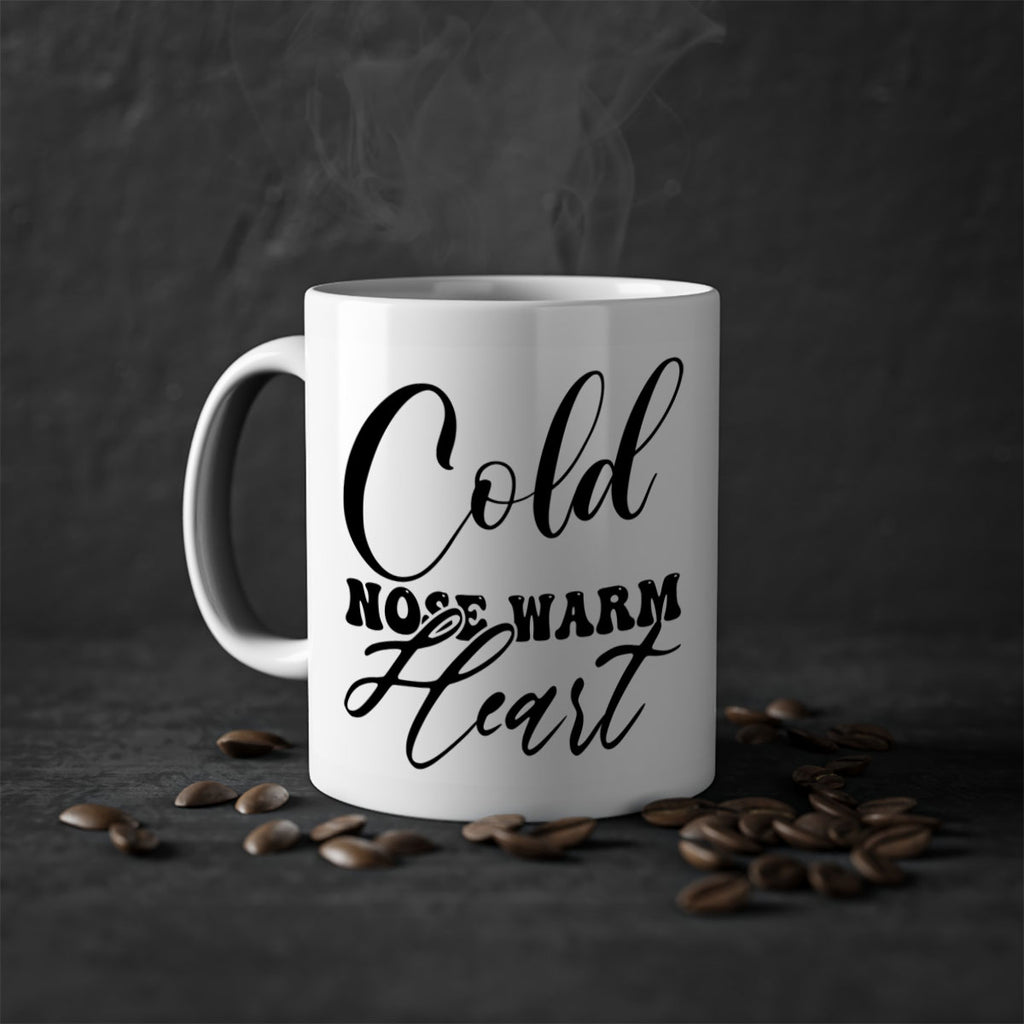 Cold nose warm heart 56#- winter-Mug / Coffee Cup