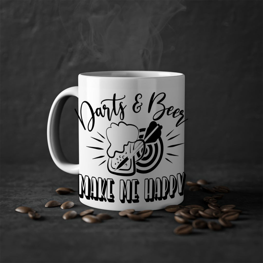 Darts Beer Make me happy 1343#- darts-Mug / Coffee Cup