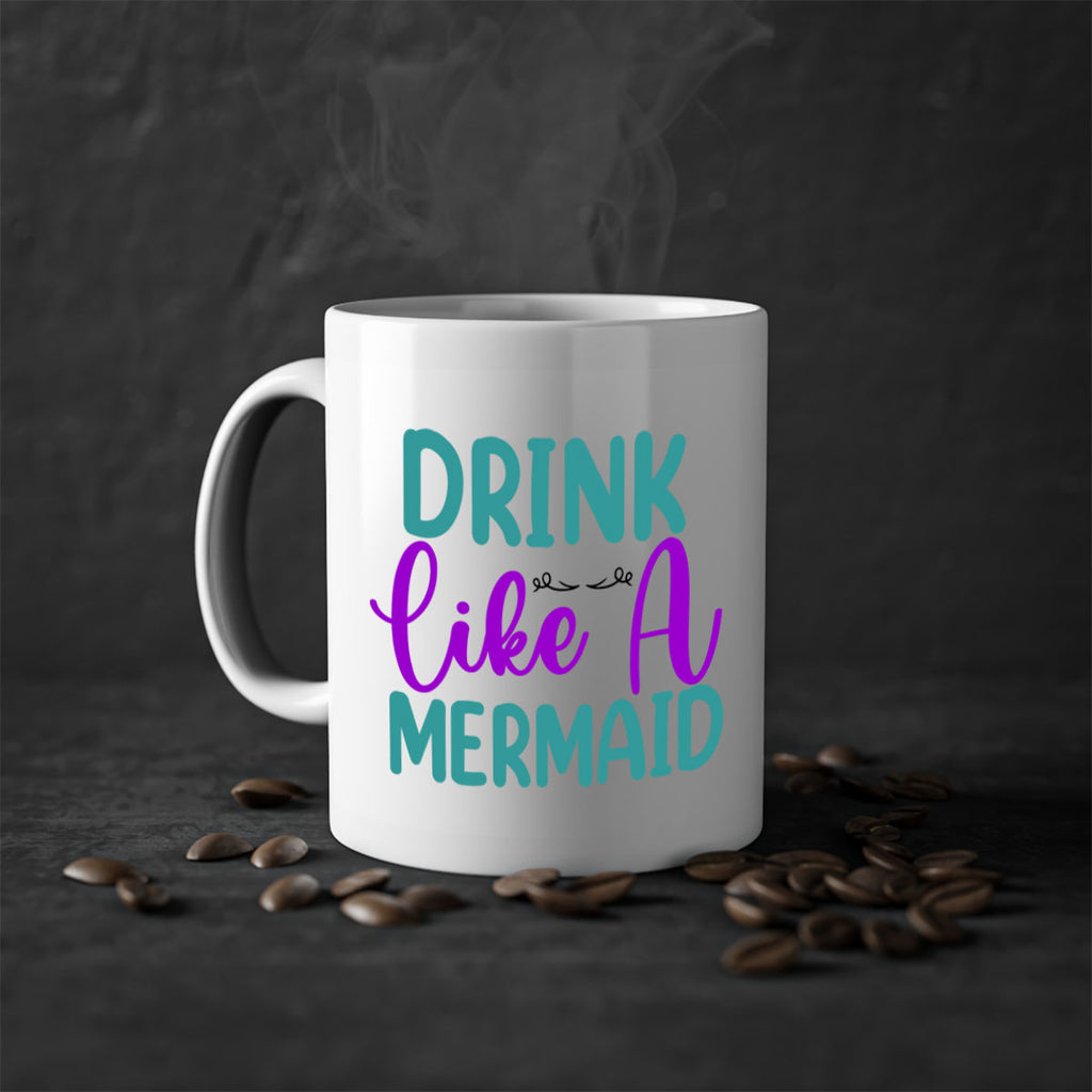Drink Like A Mermaid 139#- mermaid-Mug / Coffee Cup