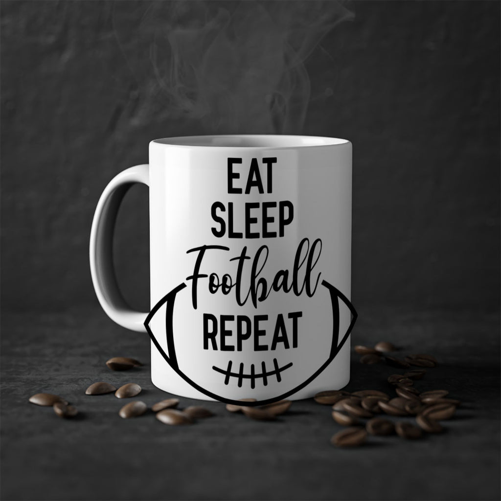 Eat Sleep Football Repeat 1313#- football-Mug / Coffee Cup