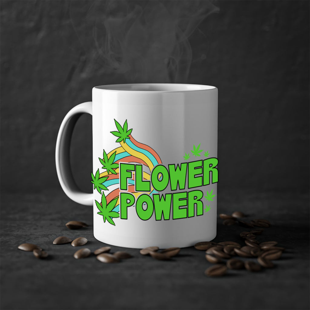 Flower Power Cannabis leaf 86#- marijuana-Mug / Coffee Cup