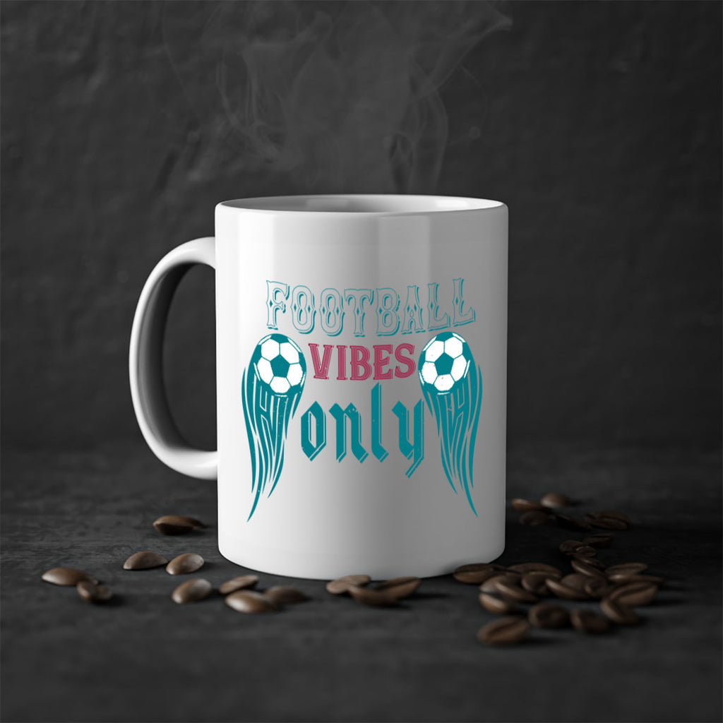 Football vibes only 1232#- football-Mug / Coffee Cup