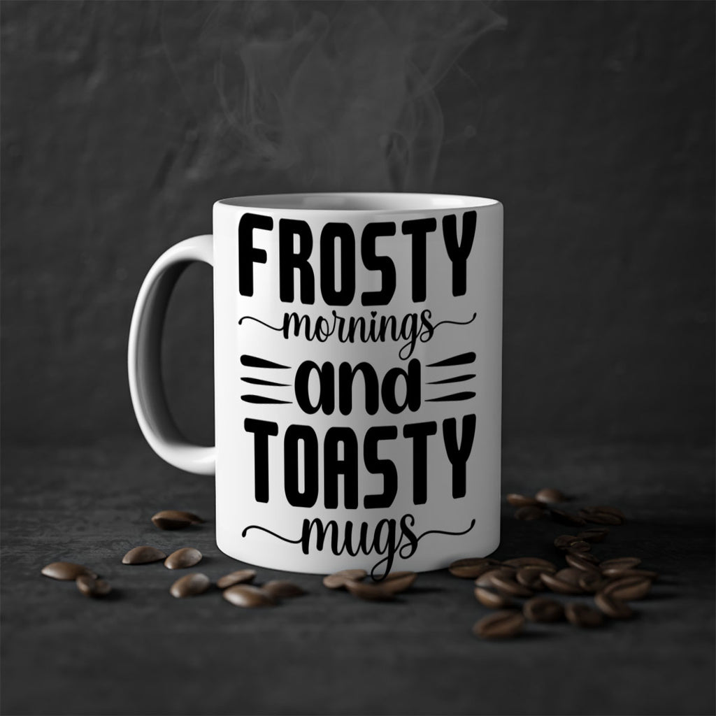 Frosty Mornings and Toasty Mugs 108#- winter-Mug / Coffee Cup