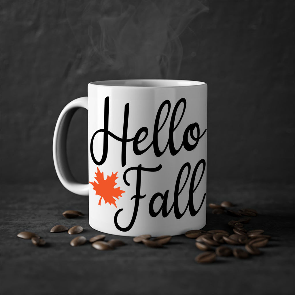Hello Fall 274#- fall-Mug / Coffee Cup